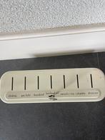 Oude, Vintage Emaille huishoud spaarpot met sleutel, Ophalen of Verzenden