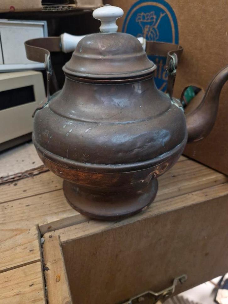 Antieke Koperen Ketel/Pot, Antiek en Kunst, Antiek | Keukenbenodigdheden, Ophalen of Verzenden
