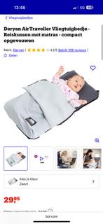 Deryan vliegtuigbed 1 keer gebruikt, Kinderen en Baby's, Overige Kinderen en Baby's, Ophalen of Verzenden, Zo goed als nieuw