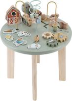 Little Dutch - Activiteitentafel FSC - Little Farm, Kinderen en Baby's, Speelgoed | Houten speelgoed, Nieuw, Ophalen of Verzenden
