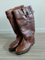 Hoge wolgevoerde leren laarzen van merk Travelin maat 38, Hoge laarzen, Bruin, Travelin, Ophalen of Verzenden