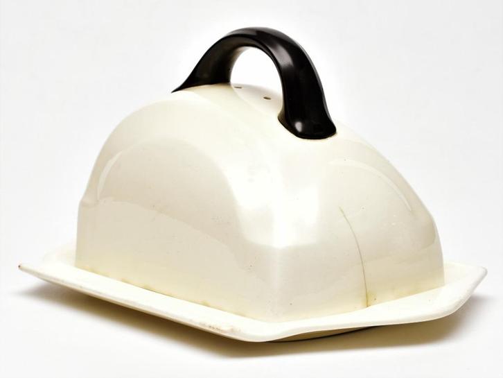 Art-deco kaasstolp van Petrus Regout, Antiek en Kunst, Antiek | Servies compleet, Ophalen of Verzenden