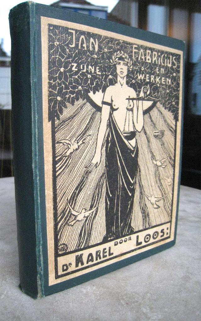 Jan Fabricius en zijne werken (Gesig. 1923), Antiek en Kunst, Antiek | Boeken en Bijbels, Ophalen of Verzenden