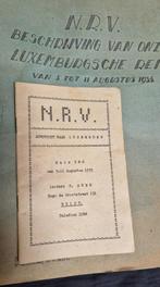Persoonlijk vakantie verslag NRV reis 1935 + deelnemerslijst, Ophalen of Verzenden, Gelezen, Benelux