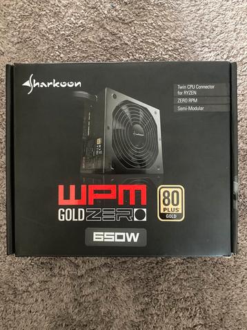 Sharkoon WPM Gold ZERO 650 watt 80 plus gold voeding beschikbaar voor biedingen