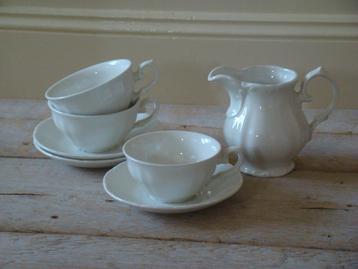 Servies, Spaans, Pontesa, wit, gaaf beschikbaar voor biedingen