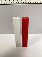 Duplo 10 blokken/ stenen 2nops hoog wit en rood, Ophalen of Verzenden, LEGO System A/S, Product.compliance@LEGO.com, Aastvej 1, 7190 Billund, Denemarken