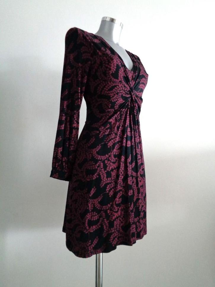 KD Klaus Dilkrath viscose jurk, maat 36 NIEUW kaartje, Kleding | Dames, Jurken, Nieuw, Maat 36 (S), Knielengte, Ophalen of Verzenden