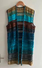 Gehaakt Mouwloos Vest maat 44/46., Ophalen of Verzenden, Zo goed als nieuw, Maat 42/44 (L), Blauw
