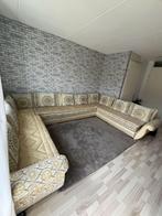 Bankstel LUXE Marokkaanse bank, Huis en Inrichting, Banken | Bankstellen, Hoekbank, Ophalen of Verzenden, Zo goed als nieuw, Stof
