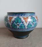 bloempot - Aardewerk, Plateel - cachepot, Gouda, 1918, Ophalen
