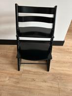 Stokke Tripp Trapp Zwart met Verlengde Glijders nieuw model, Kinderen en Baby's, Kinderstoelen, Ophalen of Verzenden, Gebruikt