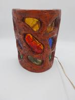 Brutalistische Wandlamp met Kleurrijk Glas, jaren '70, Ophalen, Gebruikt, Glas