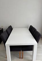 Eettafel incl stoelen, Huis en Inrichting, Complete eetkamers, Ophalen, Gebruikt, 4 tot 6 stoelen