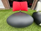 Leolux Pallone fauteuil zwart/rood leren design relax stoel, Ophalen, Leolux, Geen, Pahest@hotmail.nl