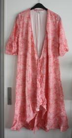 jurk omslag wit oranje maat L, Kleding | Dames, Maat 42/44 (L), Oranje, Ophalen of Verzenden, Gedragen