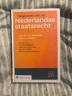 Nederlands Staatsrecht 20e druk, Ophalen of Verzenden, Zo goed als nieuw, Sociale wetenschap