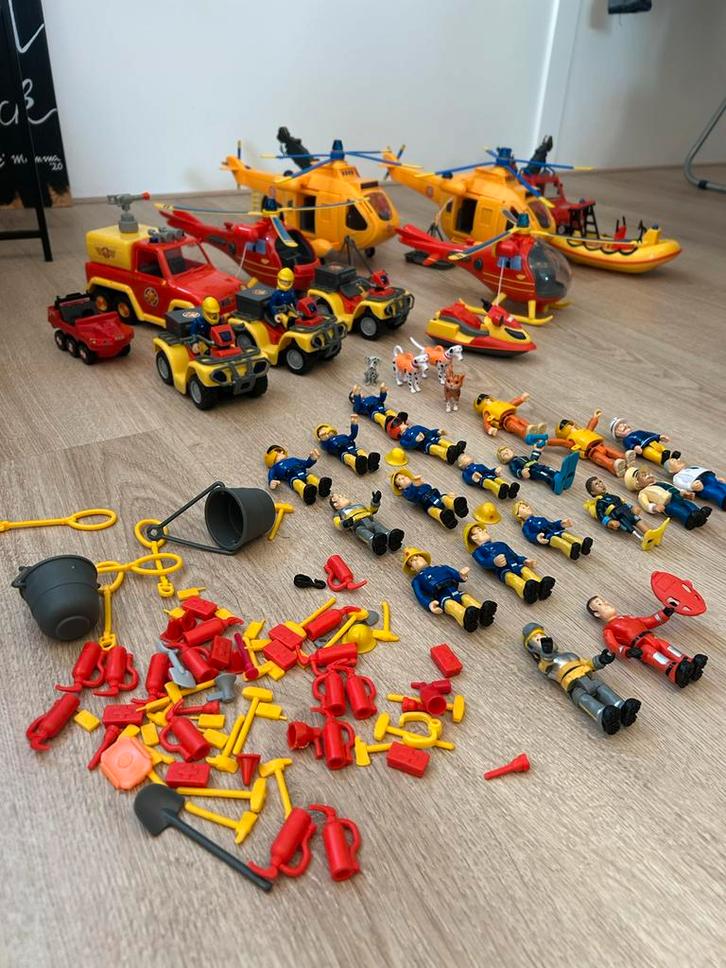 Grote Brandweerman Sam Speelgoed Set, Kinderen en Baby's, Speelgoed | Overig, Gebruikt, Jongen of Meisje, Ophalen of Verzenden