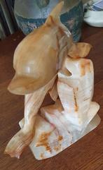 Onyx Dolfijn Beeld, Antiek en Kunst, Ophalen of Verzenden