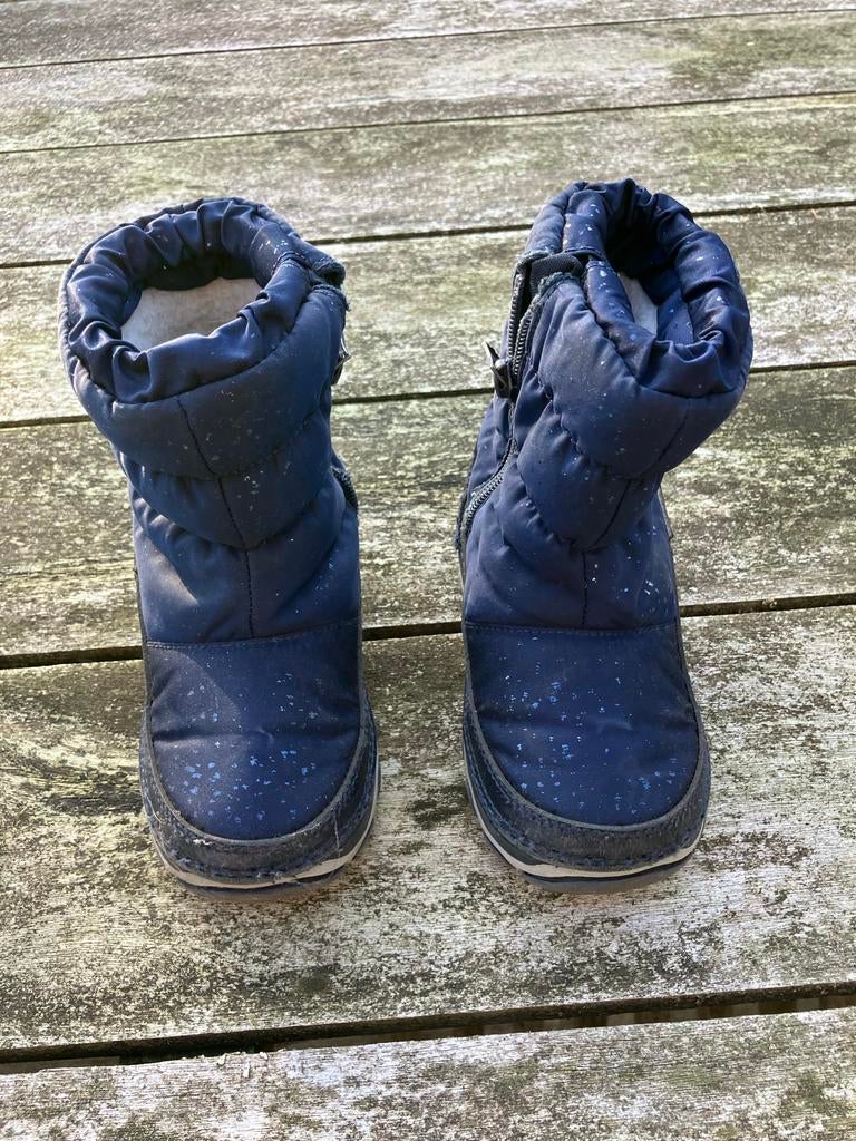 Mooie blauwe bergstein winterlaarsjes maat 23/24, Ophalen of Verzenden, Gebruikt, Jongen of Meisje, Laarzen