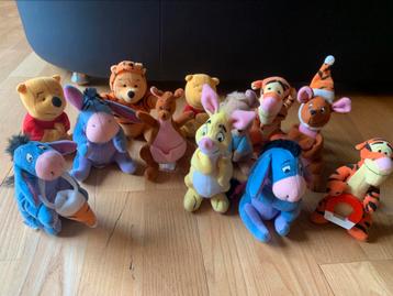12 Winnie the pooh poppetjes van Mc Donalds beschikbaar voor biedingen