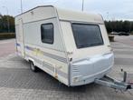 Gruau model Tropical met voortent, Caravans en Kamperen, Overige merken, 75 kg, Bedrijf, Treinzit