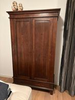 Houten kledingkast, linnenkast, meidenkast, Huis en Inrichting, Ophalen, 100 tot 150 cm, Eikenhout, Zo goed als nieuw