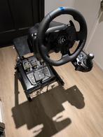 Complete racing setup (Logitech G923 + Shifter + Standaard), Computers en Software, Joysticks, Ophalen, Zo goed als nieuw, Logitech