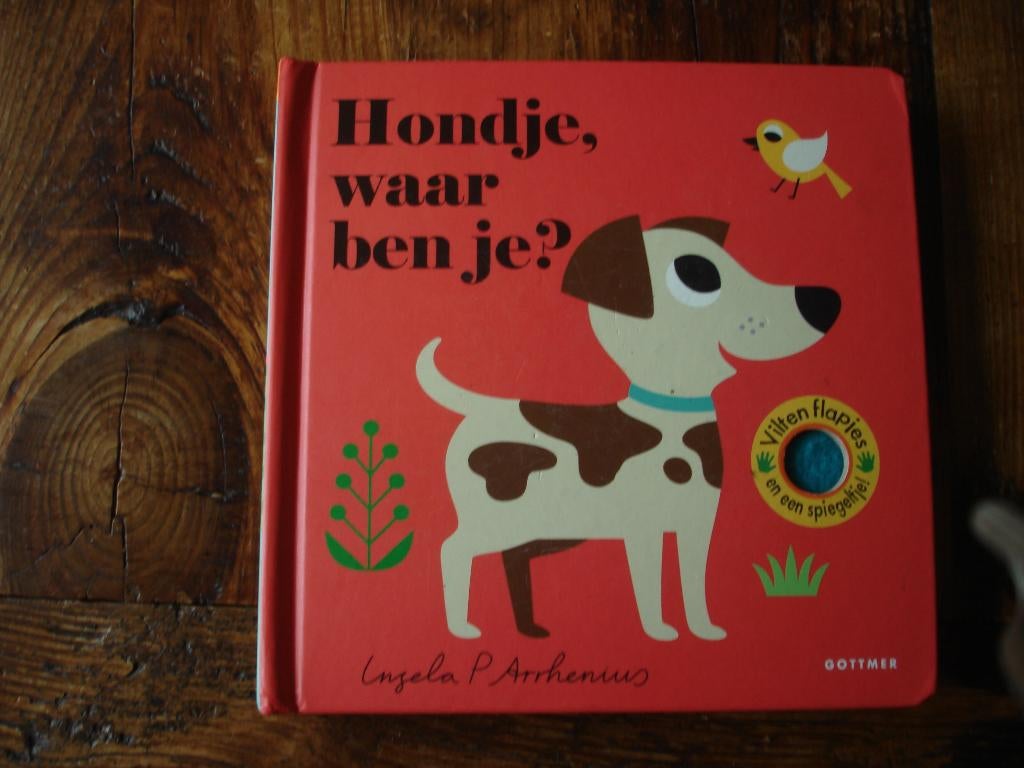 kleuter.05(1254) hondje waar ben je ? met viltem flapjes, Ophalen of Verzenden, Zo goed als nieuw, Fictie algemeen