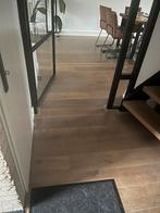 Houten vloer +- 35 m2, Ophalen, Gebruikt, Minder dan 25 mm, Eiken