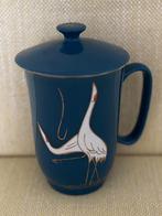 chinees thee kopje met deksel, Huis en Inrichting, Keuken | Servies, Gebruikt, Ophalen of Verzenden, Overige stijlen, Kop(pen) en/of Schotel(s)