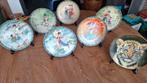 Imperial jingdezhen porseleinen borden & cubs of the big cat, Ophalen of Verzenden
