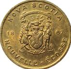 Canada - Nova Scotia token 1967 (1867, 100e verjaardag), Postzegels en Munten, Penningen en Medailles, Ophalen of Verzenden, Buitenland