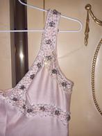 Vintage couture jurk, Kleding | Dames, Jurken, Ophalen of Verzenden, Onder de knie, Roze, Zo goed als nieuw
