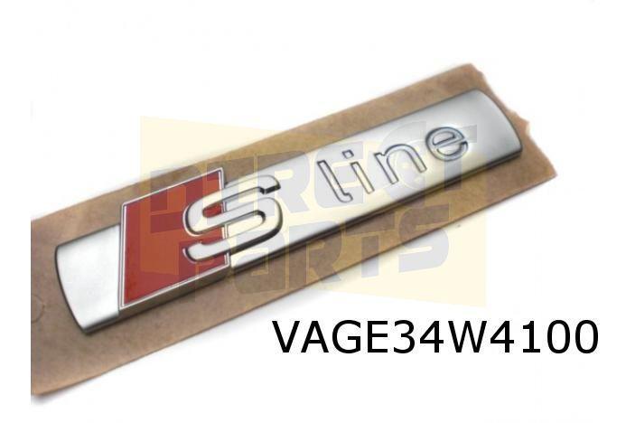 Audi S-Line embleem logo zijkant L/R Origineel! 8N0853601A, Auto-onderdelen, Carrosserie en Plaatwerk, Audi, Nieuw, Verzenden