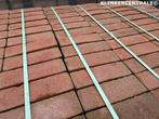 80m2 rood bruin gebakken waaltjes klinkers waalformaat straa, Tuin en Terras, Tegels en Klinkers, Op aanvraag beschikbaar, Verzenden