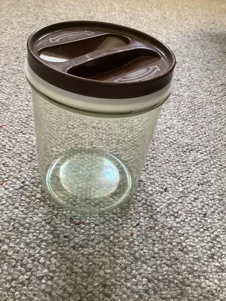 Retro - Mepal Rosti 950 - voorraad pot - kunststof- vintage, Verzamelen, Retro, Huis en Inrichting, Ophalen of Verzenden