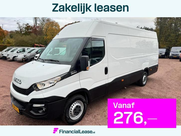 Iveco Daily 35S17V 3.0 170PK L4H2 Automaat 3500KG trekgewich, Auto's, Bestelauto's, Bedrijf, Lease, Financial lease, ABS, Airconditioning