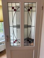 Glas in lood deur, Doe-het-zelf en Verbouw, Deuren en Horren, Ophalen, 80 tot 100 cm, Binnendeur, 200 tot 215 cm