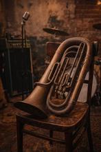 Antieke Tuba / bombardon - Opknapper 83cm hoog ca. 1900, Ophalen of Verzenden, Gebruikt, Overige typen