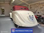 Peugeot 202 Cabriolet | Route 66 Auctions, Auto's, Oldtimers, Lederen bekleding, Overige carrosserieën, Wit, Leder