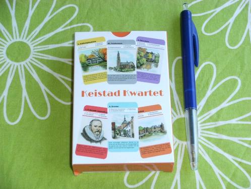 Keistad kwartet - Leer Amersfoort beter kennen!, Verzamelen, Speelkaarten, Jokers en Kwartetten, Zo goed als nieuw, Kwartet(ten)