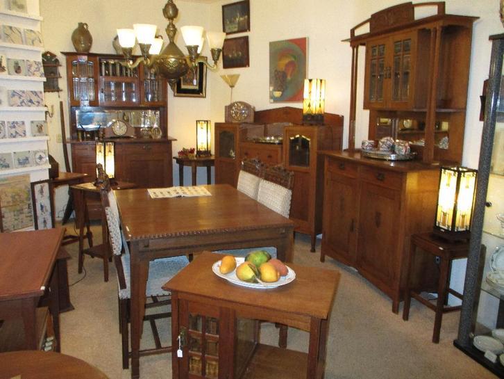 amsterdamse school - 3x, Antiek en Kunst, Antiek | Meubels | Stoelen en Banken, Ophalen