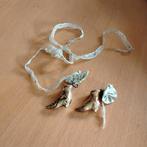 Antieke vergulden Victoriaanse breipen doppen, Ophalen of Verzenden