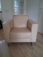 Leren Fauteuil van Eijerkamp, Ophalen, Gebruikt, 75 tot 100 cm, Metaal