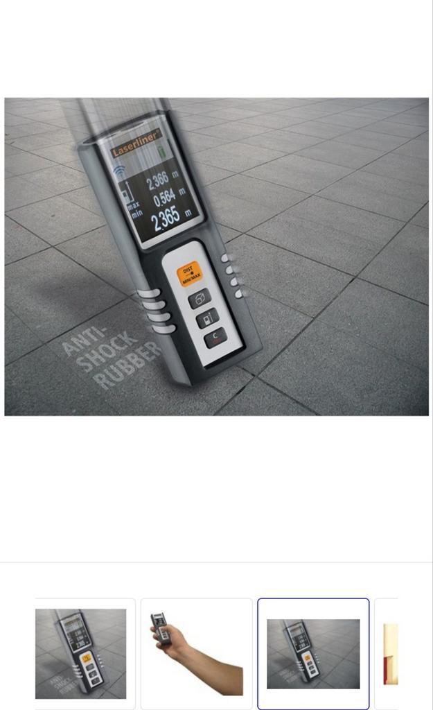 Laserliner DistanceMaster Compact Plus, Doe-het-zelf en Verbouw, Meetapparatuur, Nieuw, Ophalen of Verzenden