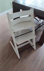 Stokke Tripp Trapp kinderstoel wit (meegroeistoel)., Ophalen, Gebruikt, Meegroeistoel