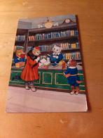 4 ansichtkaarten poezen, Verzenden, 1960 tot 1980, Gelopen, Hond of Kat