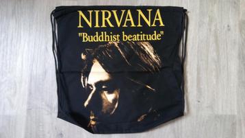 Nirvana Kurt Cobain rock metal tas tasje muziek logo stof beschikbaar voor biedingen