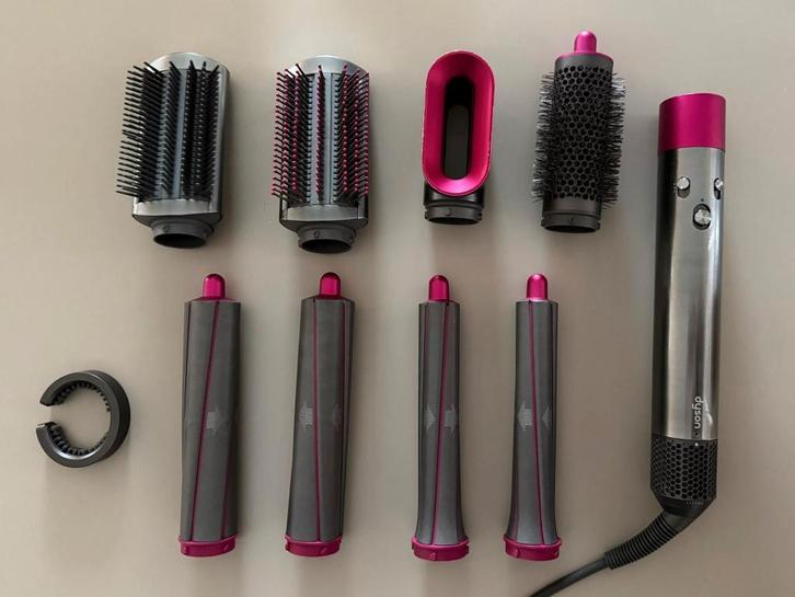 Dyson Airwrap Complete Long multistyler (Fuchsia), Witgoed en Apparatuur, Persoonlijke-verzorgingsapparatuur, Gebruikt, Haarverzorging